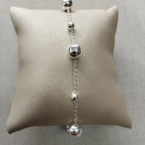 Pulseira Bolas em Prata 925