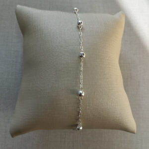 Pulseira Bolinhas em Prata 925