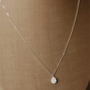 Colar Ponto de Luz Gota em Prata 925