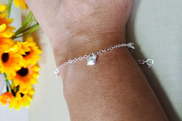 Pulseira Coração em Prata 925 - Image 3