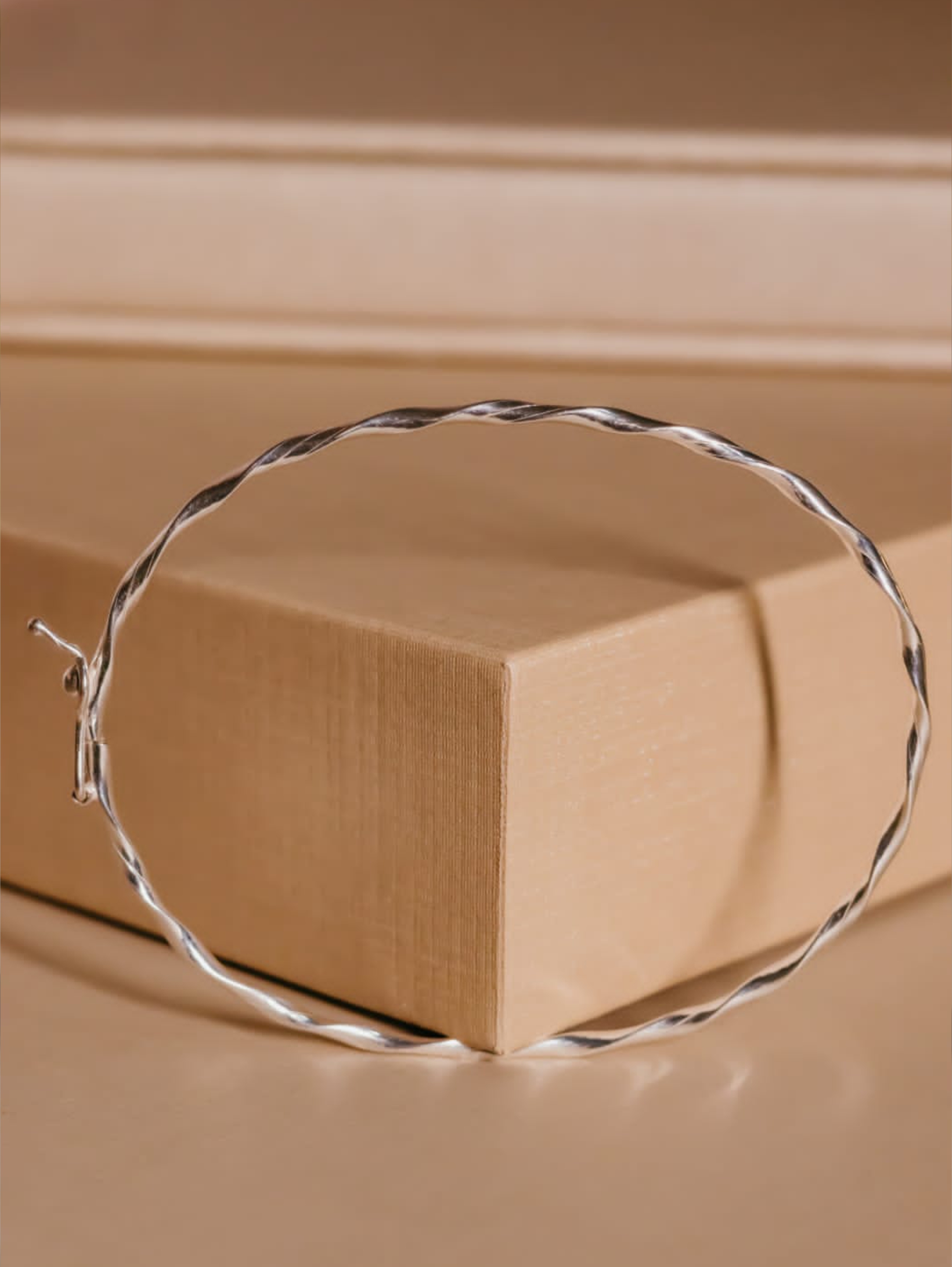 Bracelete Fio Torcido em Prata 925
