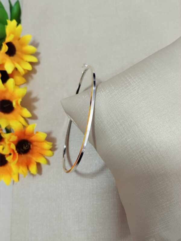 Bracelete Fio Quadrado Fino em Prata 925