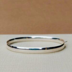 Bracelete Fio Arredondado em Prata 925