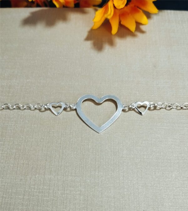 Pulseira Coração em Prata 925 - Image 2