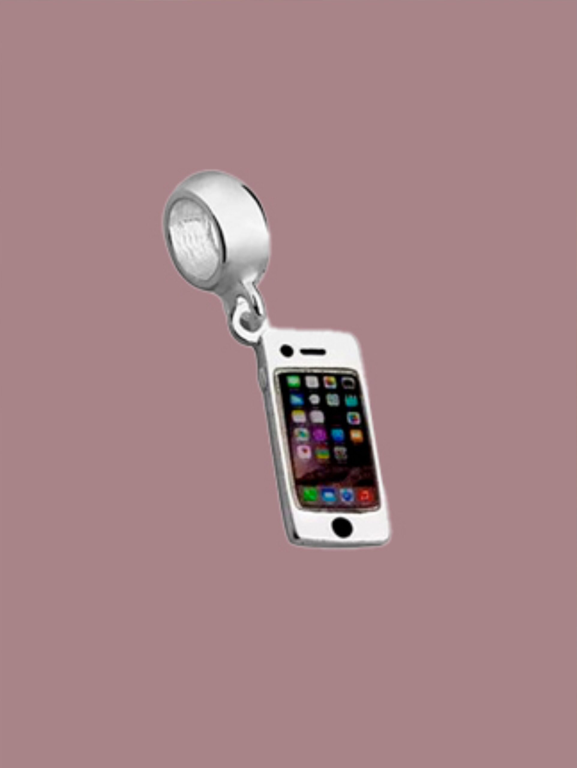 Berloque iPhone em Prata 925