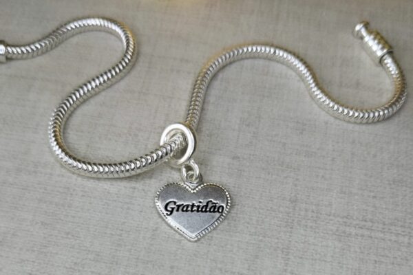 Berloque Gratidão em Prata 925 - Image 3
