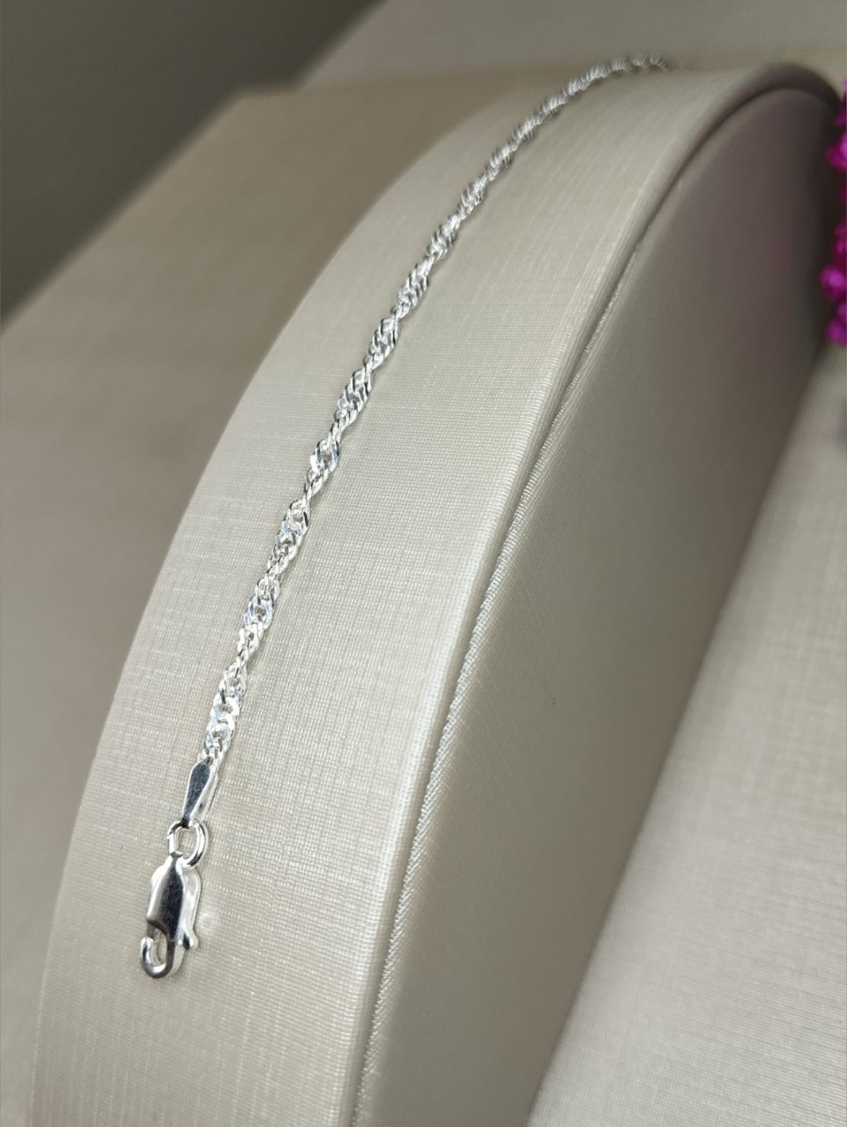 Pulseira Singapura em Prata 925