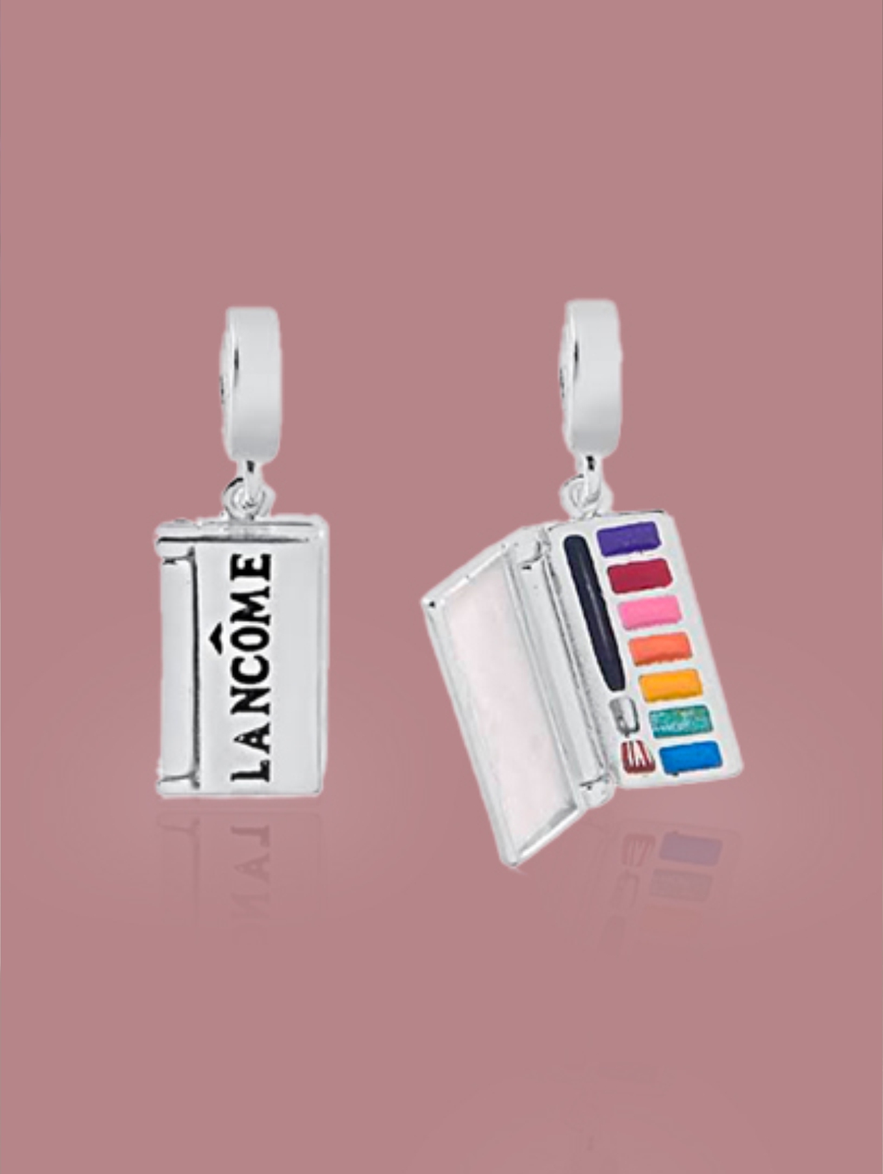 Berloque Paleta Lancôme em Prata 925